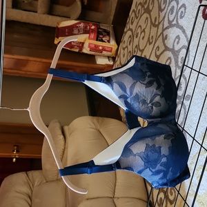 Cacique Lightly Lined Balconette 40 DD Deep Blue